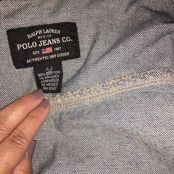 Vintage Polo Ralph Lauren Denim Jacket used - Picture 7 of 10
